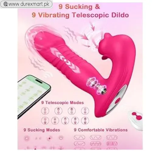 2 In 1 Clit Sucker And Insertable Vibrator In Pakistan - view 2