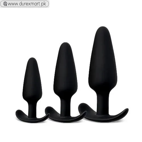 3Pcs Silicone Anal Butt Plugs In Pakistan