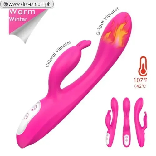 Silicone Rabbit Heating Vibrator In Pakistan