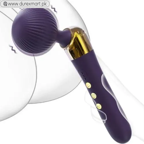 Tilted Head Vibrator Wand Adult Sex Toys