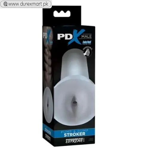 PDX Male Pump and Dump Stroker Clear