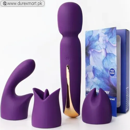 4 in 1 Vibrator Wand Kit Women Sex Toys