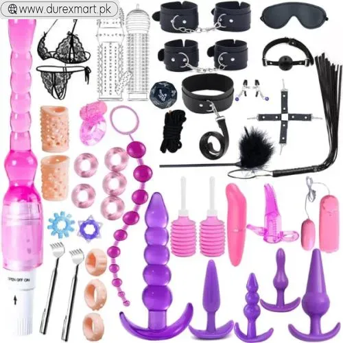41Pcs SM Bondage Restraint Vibrator Silicone