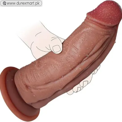 10 Inch Realistic Uncut Big Dildo