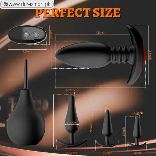 5PCS Vibrating Butt Plug Anal Vibrator Toys - view 2