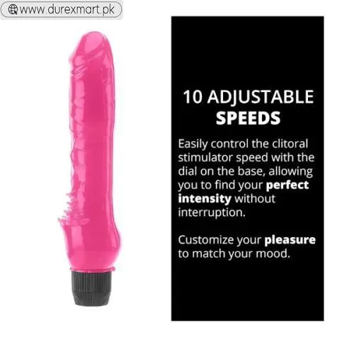 Adam & Eve Pink Vibrator Dildo - view 2