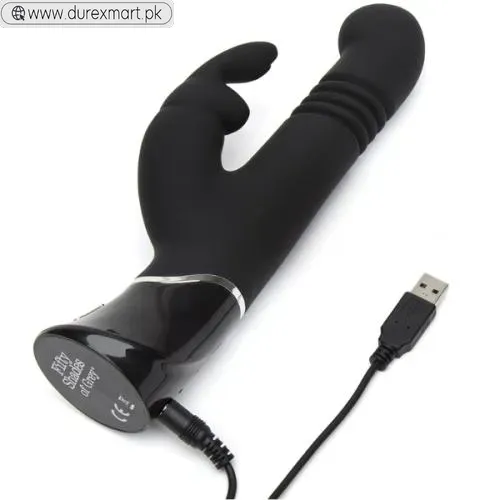 Girl Thrusting Rabbit Vibrator - view 2