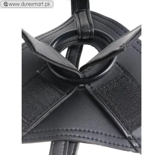 King Cock Strap-On Harness with 6 Inch Cock in Flesh - view 4