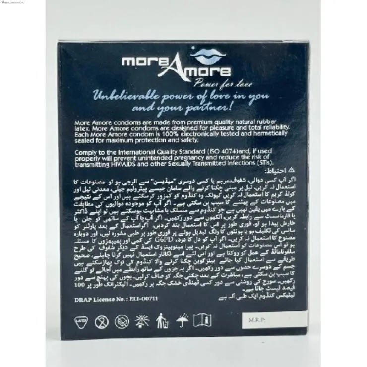 More Amore Extra Special Condoms In Pakistan