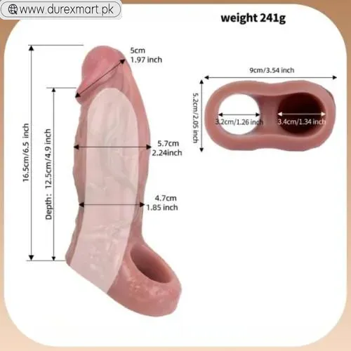 Penis Sleeve Cock Sleeve  6.5 Inch Soft  - view 2