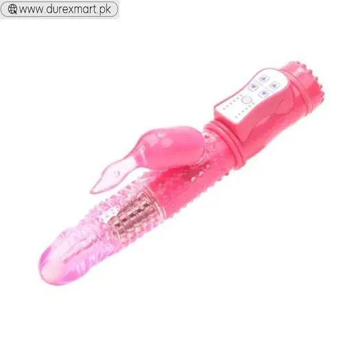 Rotating Battery-Operated Swan Vibrator Pink - view 3