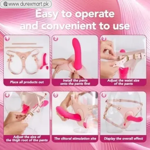 Strap-On Vibrating Dildo Sex Toys - view 2
