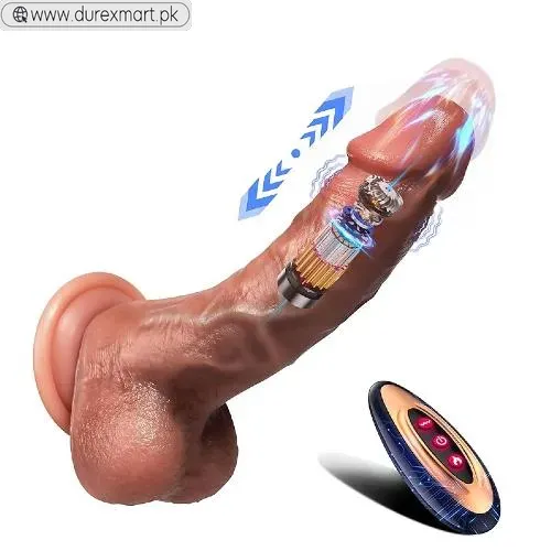 Thrusting Dildo Vibrator Sex Toys - Realistic Dildos for G Spot Anal Stimulation - view 2