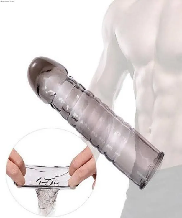 Transparent Reusable Silicone Condom - view 2