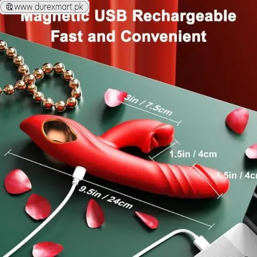 Vibrator Thrusting Dildo Adult Sex Toys 4IN1 In Pakistan - view 2